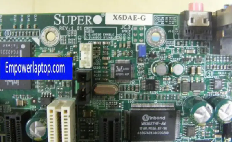 Supermicro X6DAE-G 800 FSB Workstation Motherboard Dual PCI-E Slot