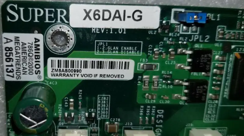 SuperMicro X6DAI-G Socket 604 Dual Xeon 800 FSB motherboard