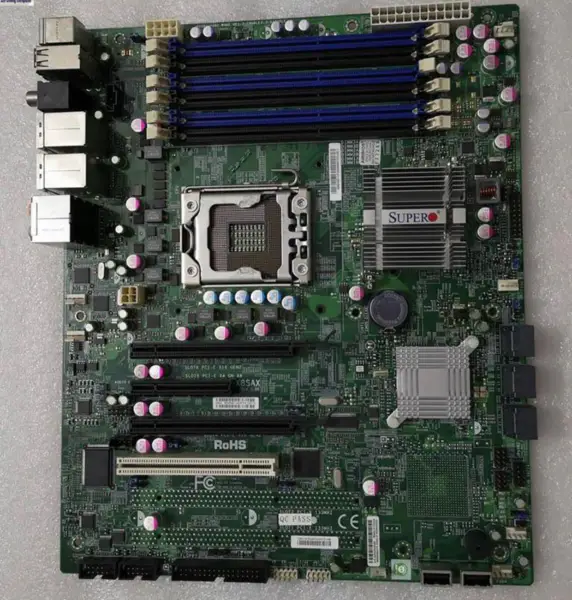 Supermicro X8SAX REV 2.00 LGA 1366 X58 DDR3 Server motherboard