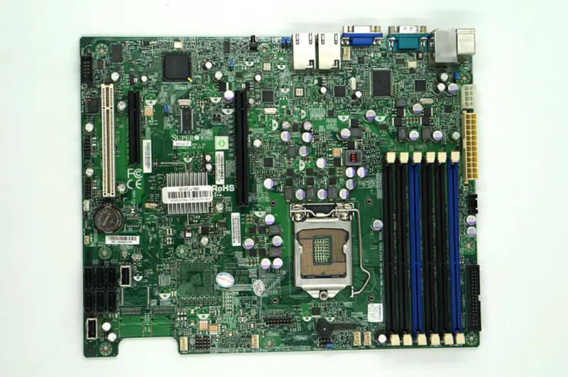 Supermicro X8SIE-F LGA1156 S3420 Chipset 6 Memory Slots Dual Gigabit LAN Single Server Motherboard
