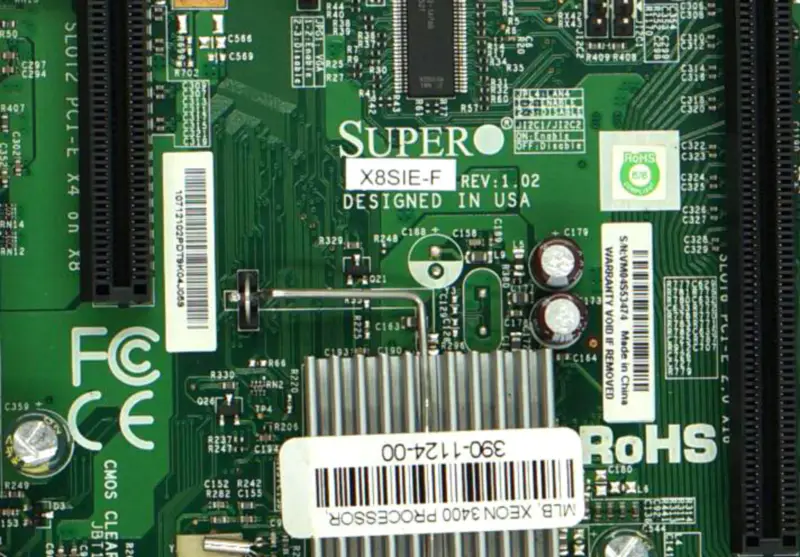 Supermicro X8SIE-F LGA1156 S3420 Chipset 6 Memory Slots Dual Gigabit LAN Single Server Motherboard