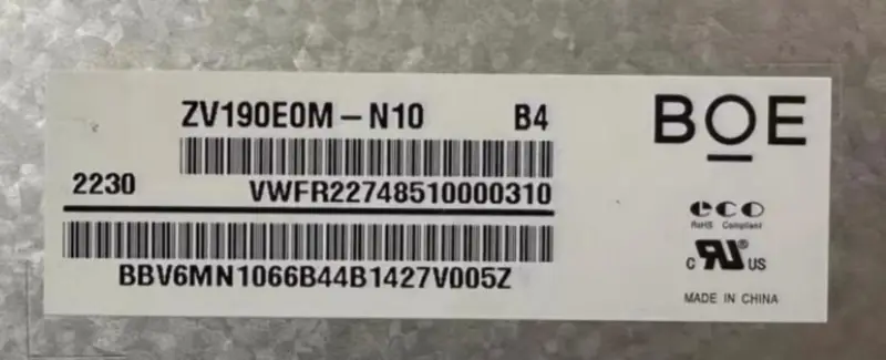 BOE ZV190E0M-N10 LCD-Panel