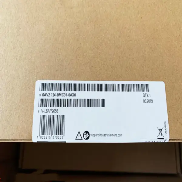 Siemens TP 1200 6AV2124-0MC01-0AX0 HMI Panel Inteligente De 12 Pulgadas