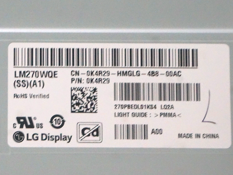 LG Display LM270WQE-SSA1 LCD