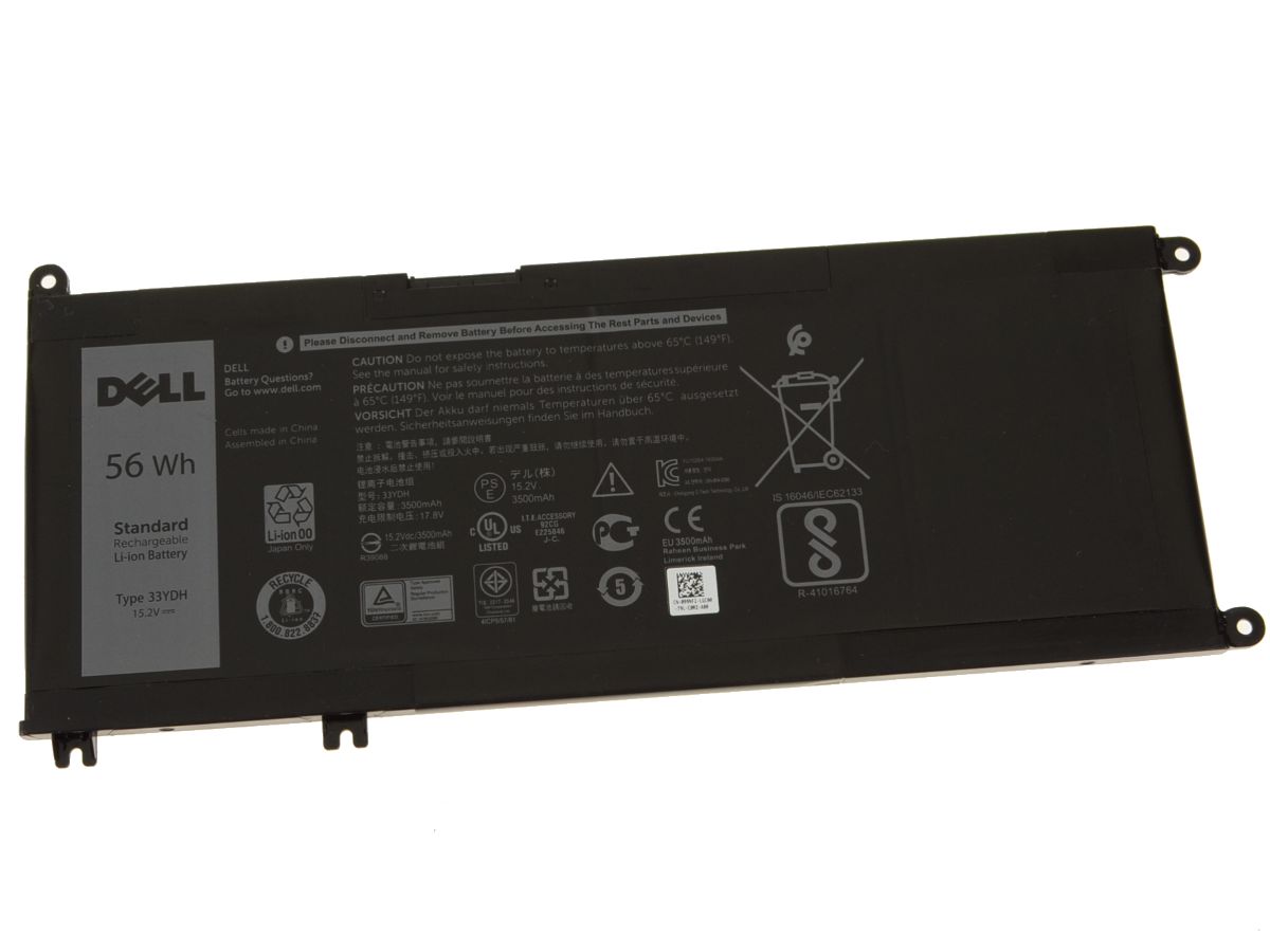 Batterie Original Dell N025L3490-D1766FCN 56Wh 15.2V