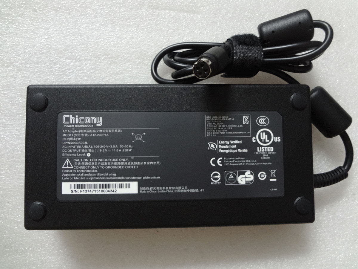 Adaptateur Secteur Chargeur MSI GT80 957-18121P-105 230W