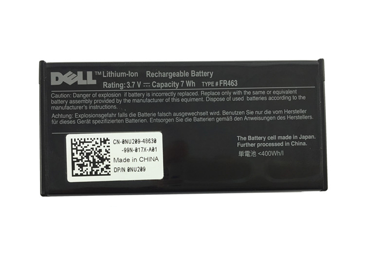 Batterie Dell Perc 6i 7Wh 3.7V - Cliquez sur l'image pour la fermer