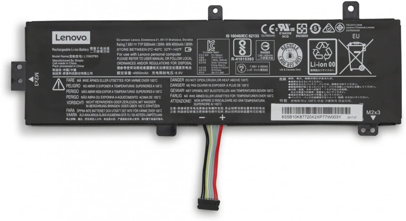 Batterie 39Wh Lenovo IdeaPad 510-15IKB 510-15ISK - Cliquez sur l'image pour la fermer