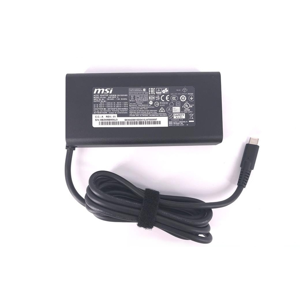 Adaptateur Chargeur 90W USB-C MSI Summit E14 E15 A11SCS A11SCST [MSI90WUSBC-5]