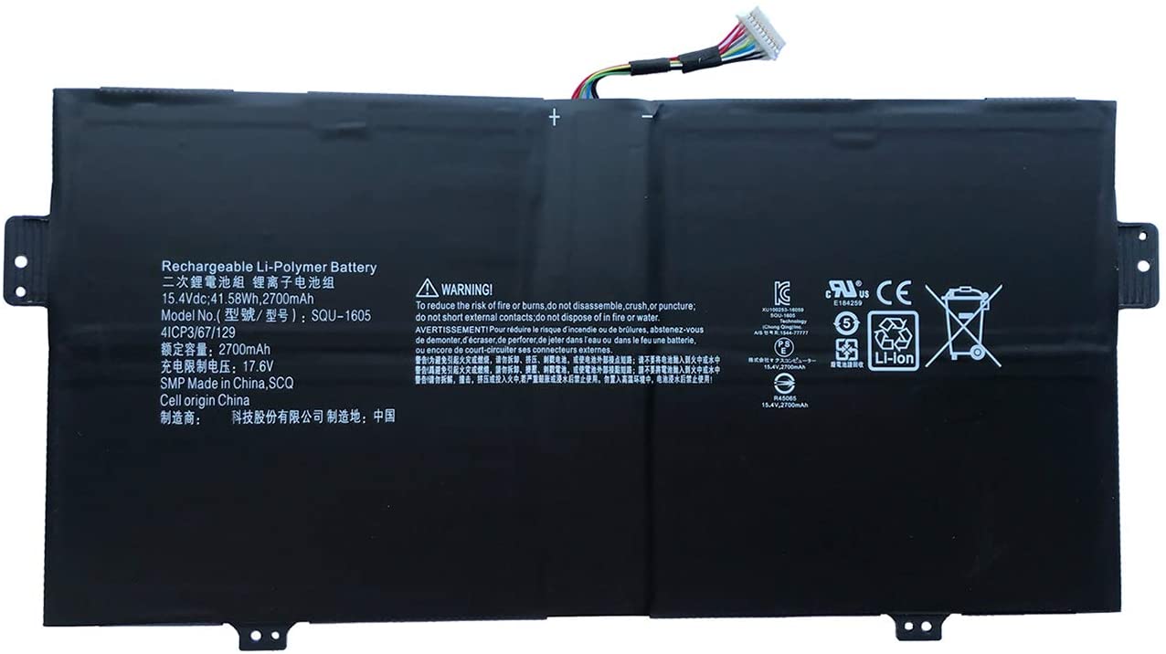 Batterie Acer Spin 7 SP714-51-MO9D 15.4V 41.58Wh